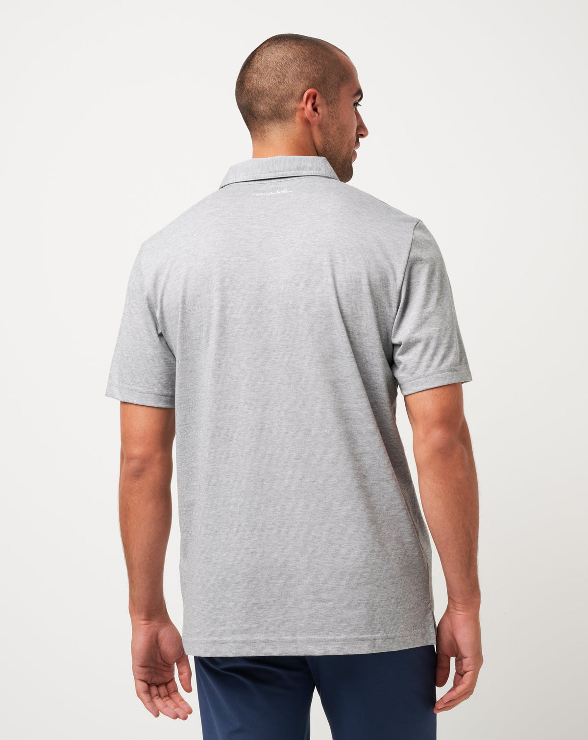 Atlanta Braves The Zinna Polo Heather Grey | Travis Mathew