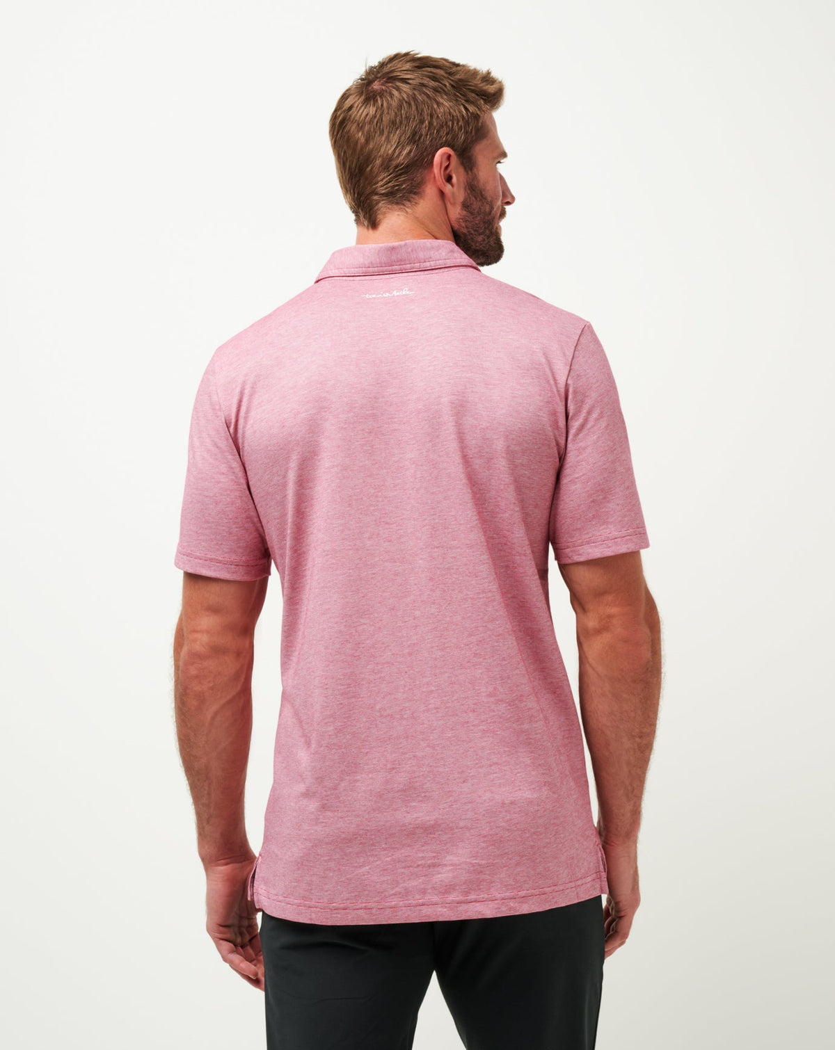 Atlanta Braves The Zinna Polo Heather Cardinal | Travis Mathew