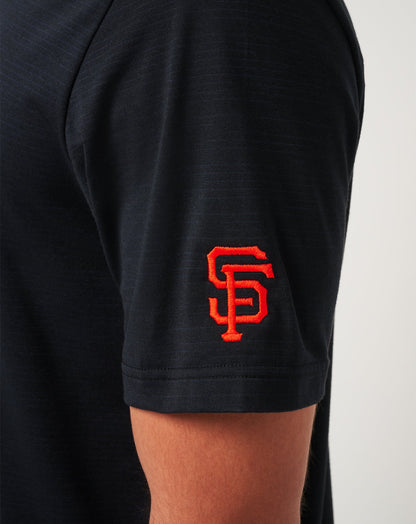 San Francisco Giants The Heater Polo Black | Travis Mathew
