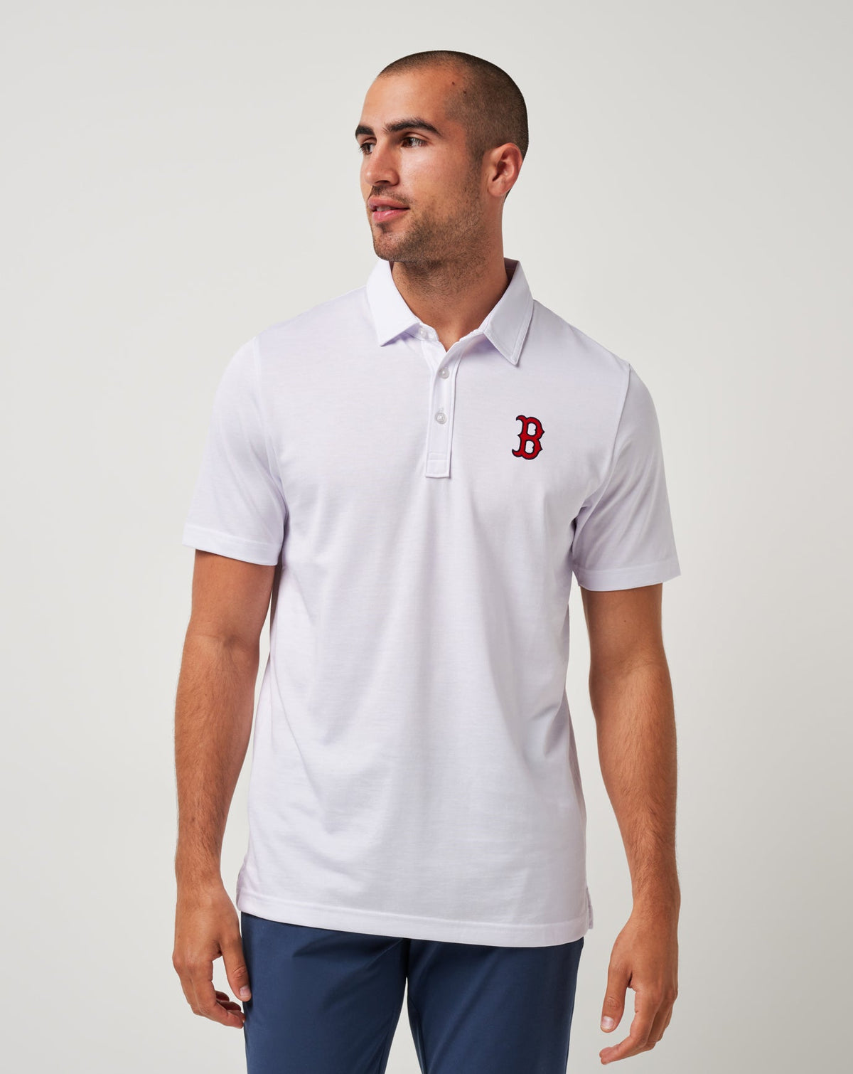 Boston Red Sox The Zinna Polo White | Travis Mathew