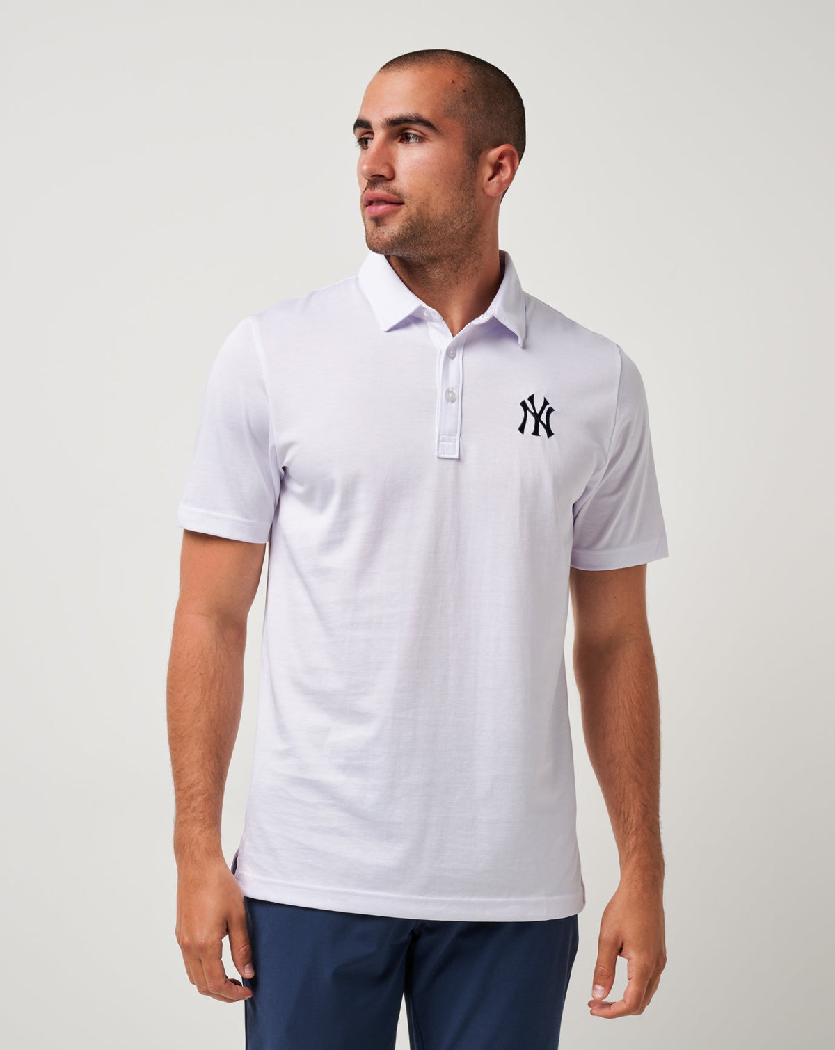 New York Yankees The Zinna Polo White | Travis Mathew