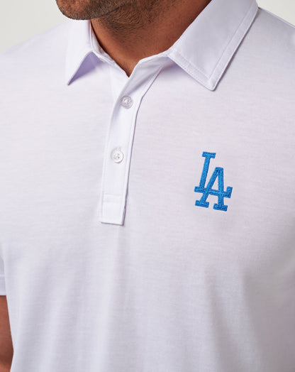 Los Angeles Dodgers The Zinna Polo White | Travis Mathew