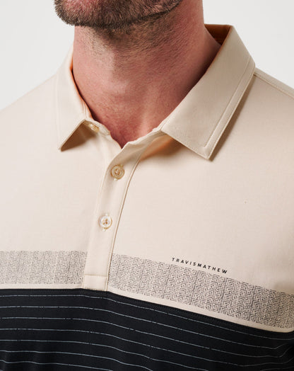 Hang Glide Polo Italian Sand | Travis Mathew