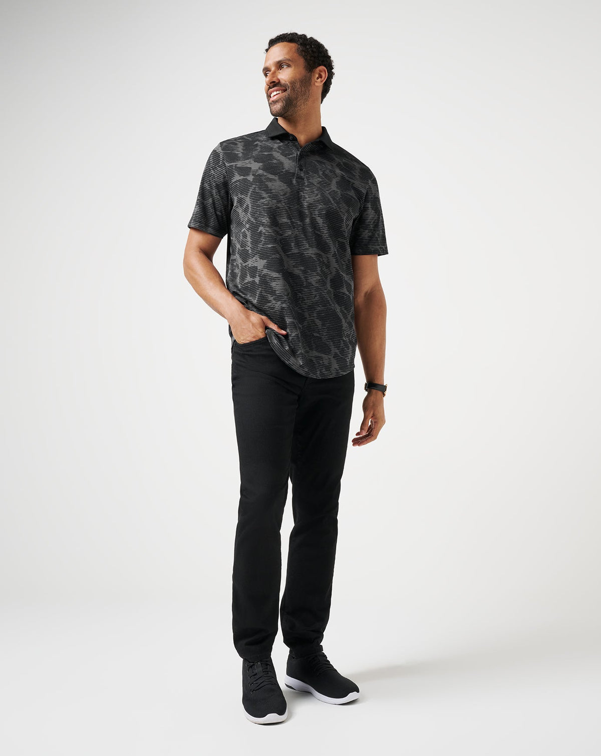 Study Abroad Polo Black | Travis Mathew