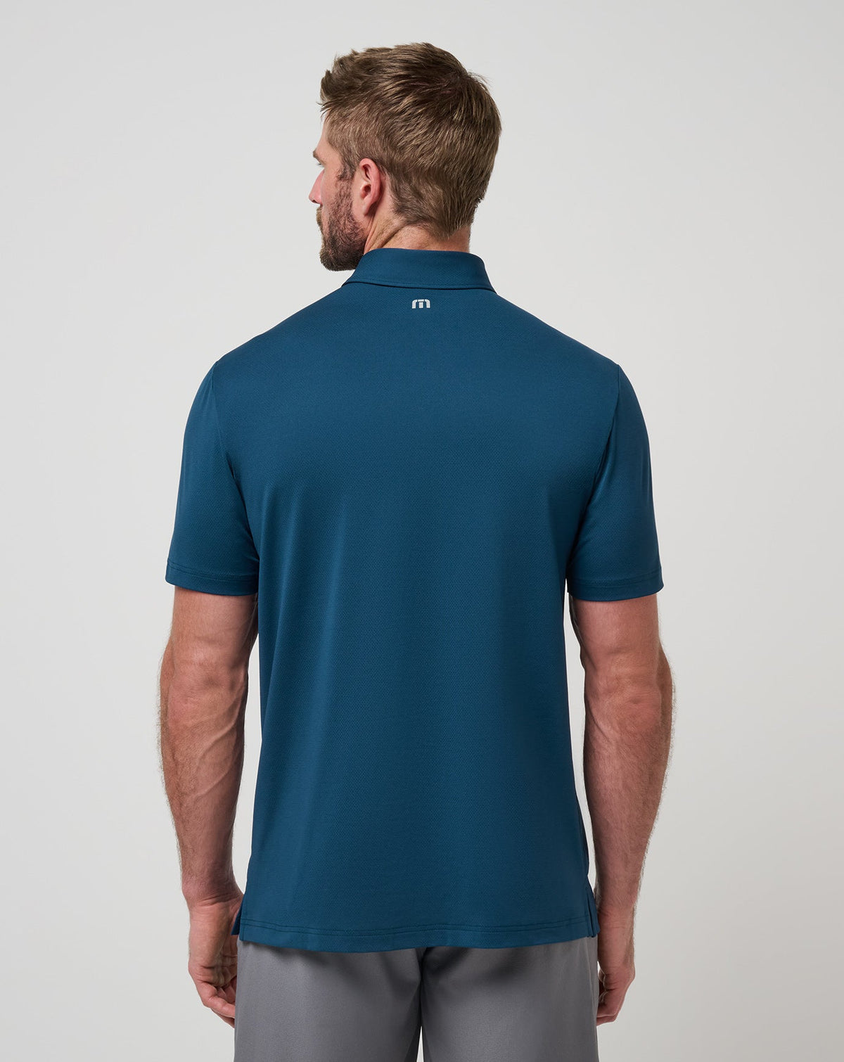 Heater Pro Chest Stripe Polo Titan | Travis Mathew