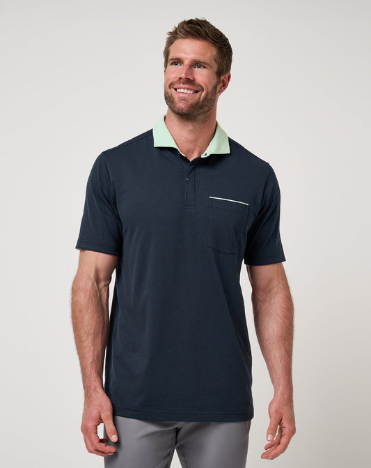 Fairway To Heaven Polo Total Eclipse | Travis Mathew