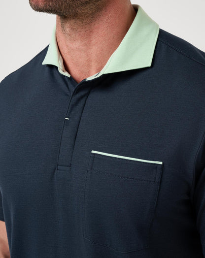 Fairway To Heaven Polo Total Eclipse | Travis Mathew