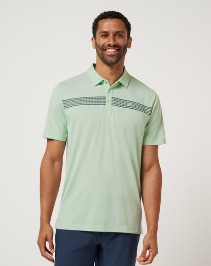 River Boat Cruise Polo Aqua Foam | Travis Mathew