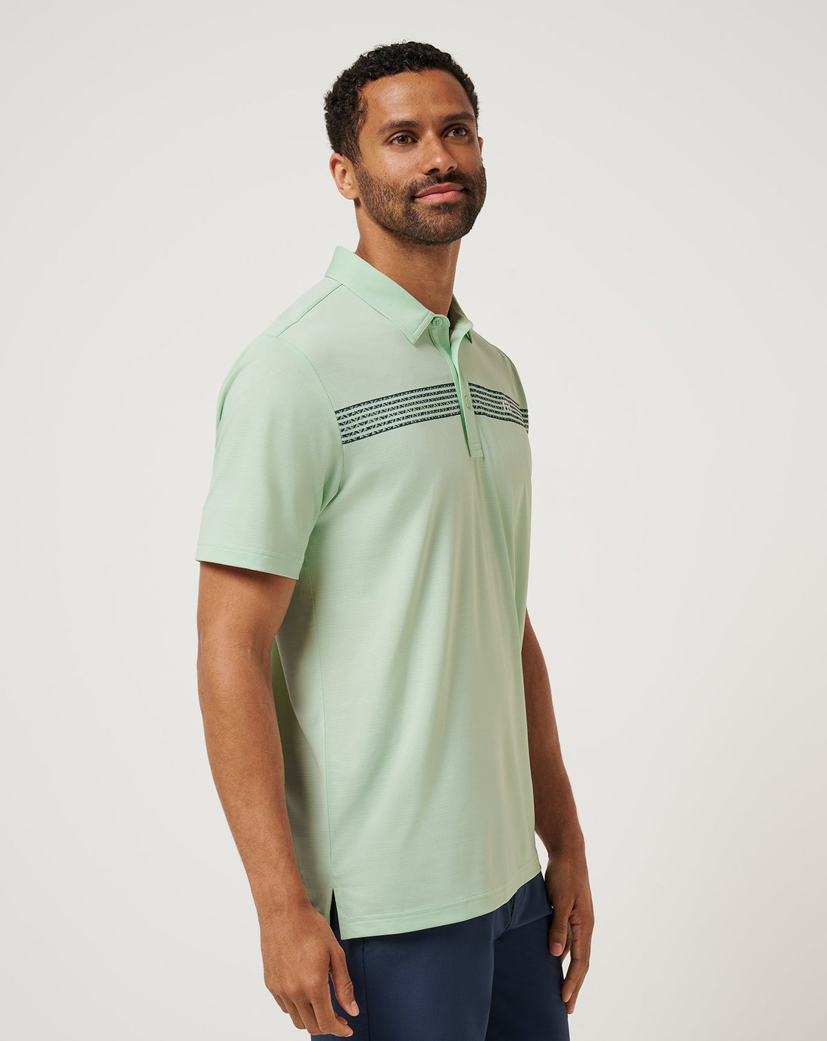 River Boat Cruise Polo Aqua Foam | Travis Mathew