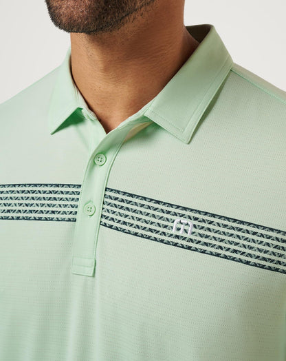 River Boat Cruise Polo Aqua Foam | Travis Mathew