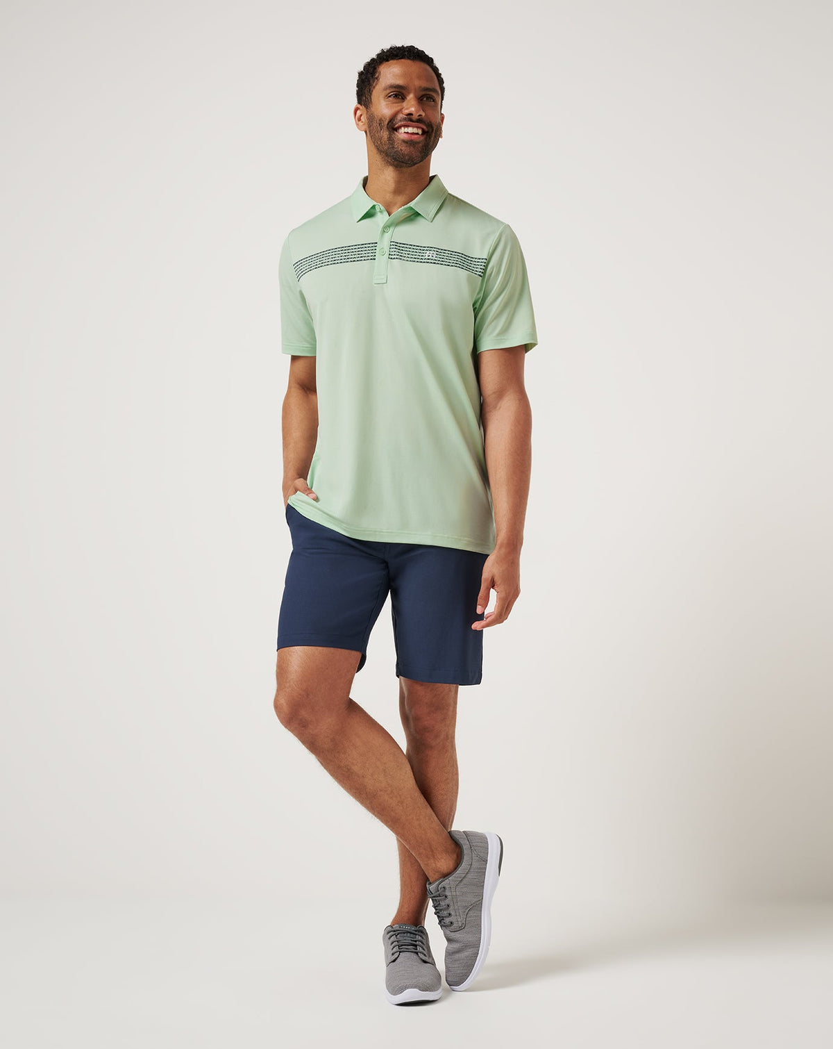 River Boat Cruise Polo Aqua Foam | Travis Mathew