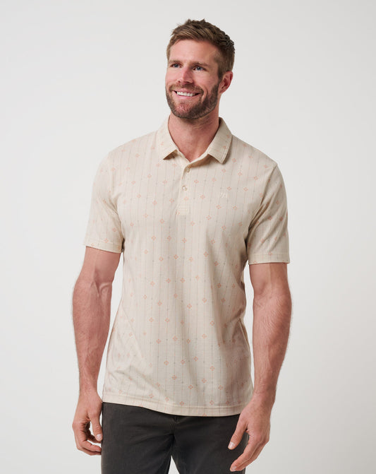 Deco Polo Moonbeam | Travis Mathew