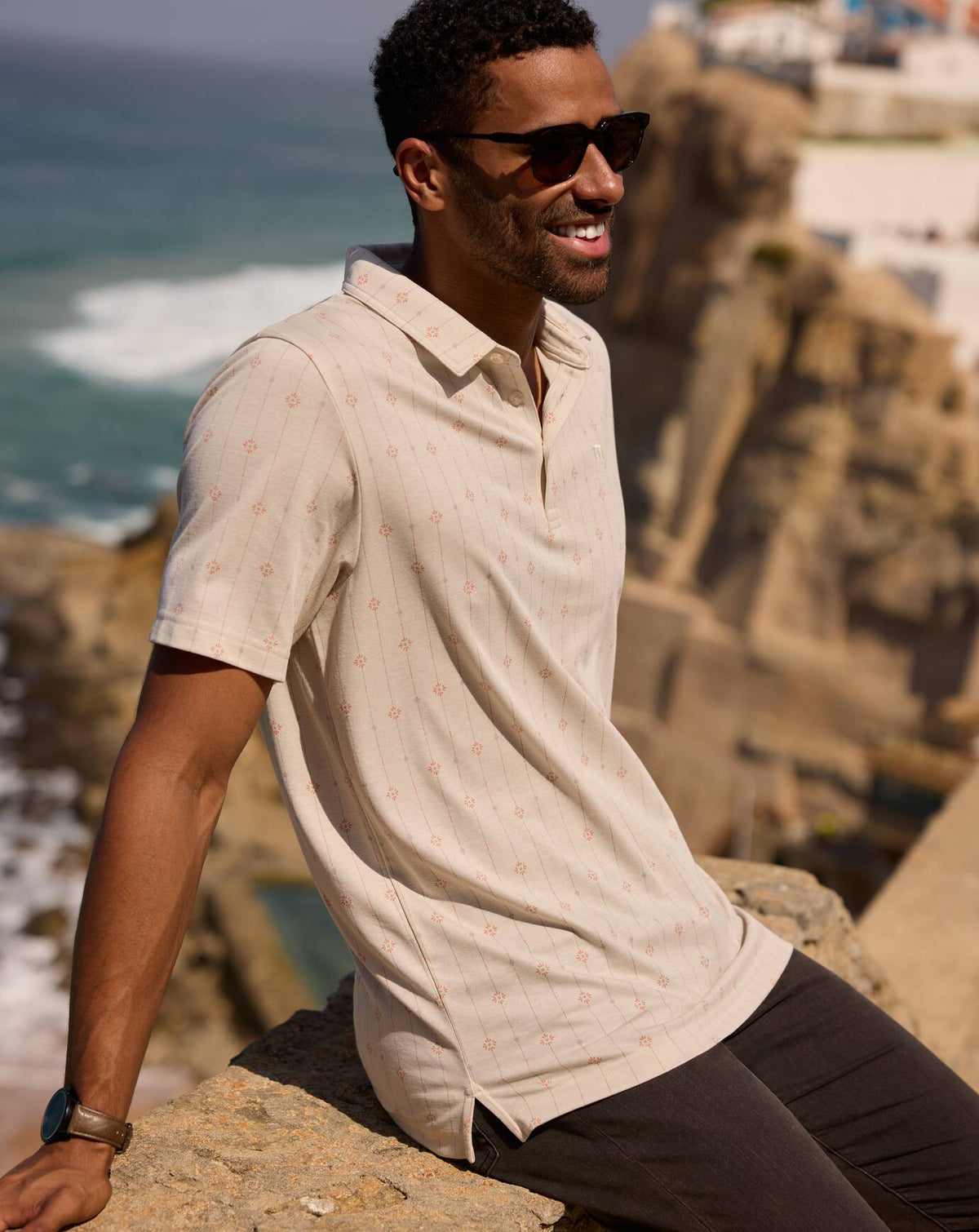 Deco Polo Moonbeam | Travis Mathew