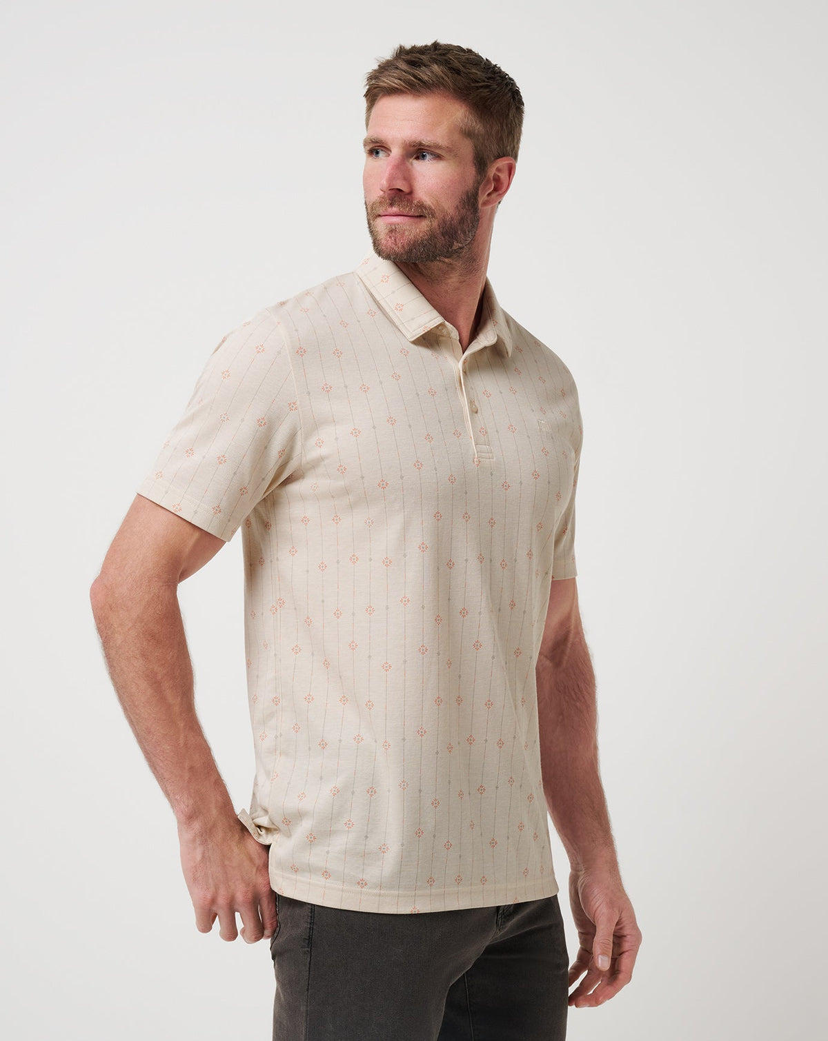 Deco Polo Moonbeam | Travis Mathew