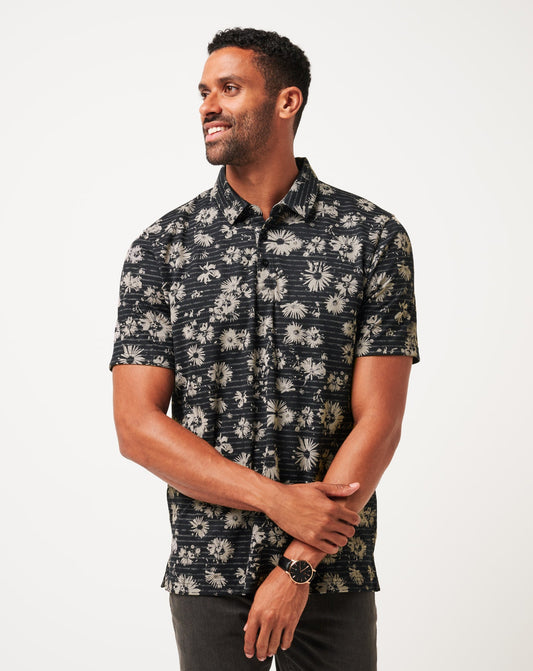 Shaded Grove Polo Black | Travis Mathew