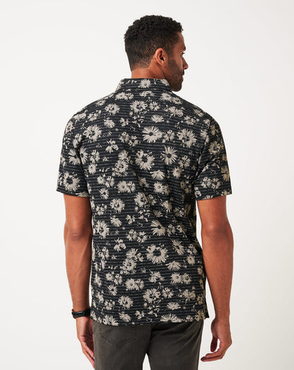 Shaded Grove Polo Black | Travis Mathew