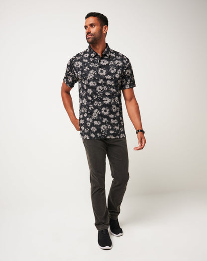 Shaded Grove Polo Black | Travis Mathew