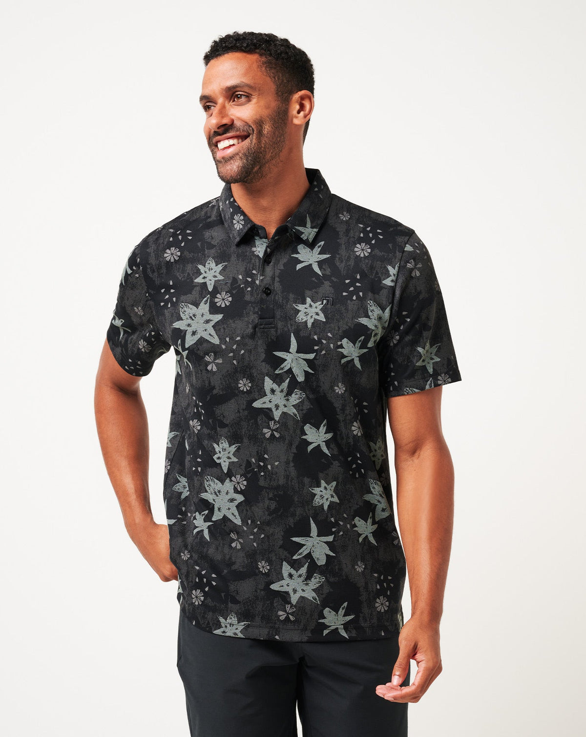Trek Tide Polo Black | Travis Mathew