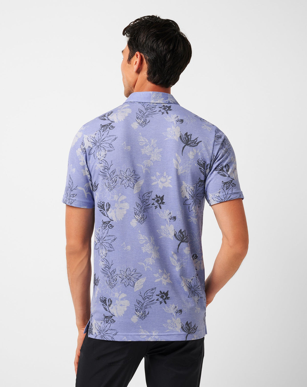 Featherweight Cruise Polo Heather Violet Storm | Travis Mathew