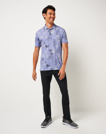Featherweight Cruise Polo Heather Violet Storm | Travis Mathew