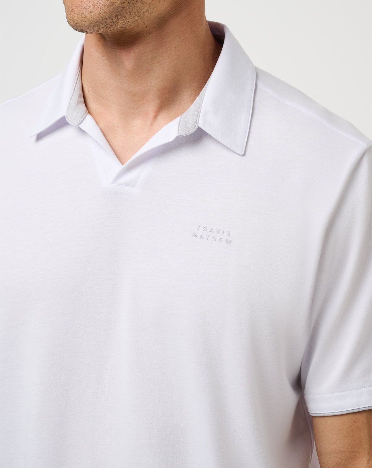 Late At Night Polo White | Travis Mathew