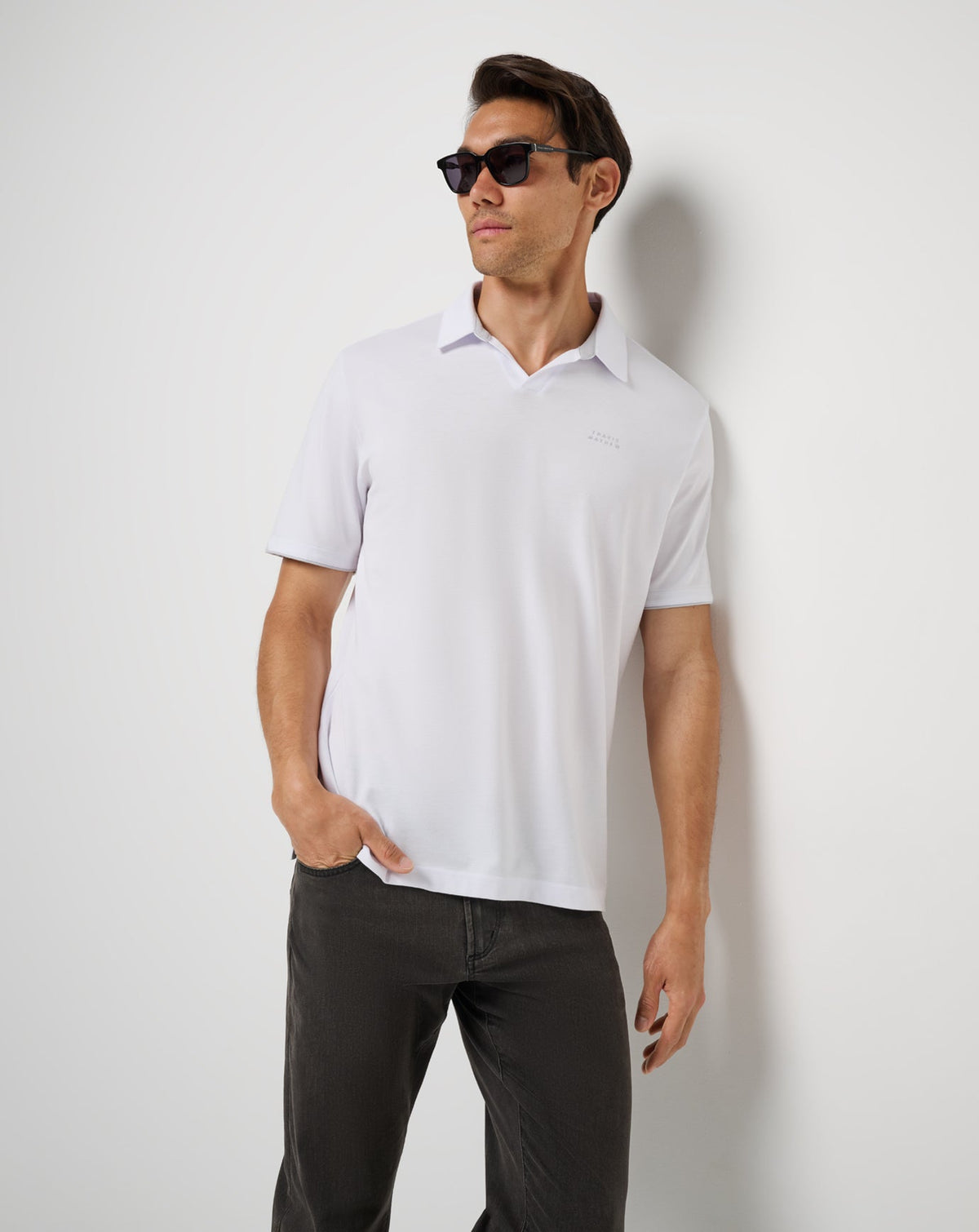 Late At Night Polo White | Travis Mathew
