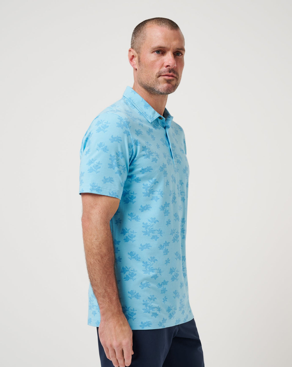Port Day Polo Air Blue | Travis Mathew