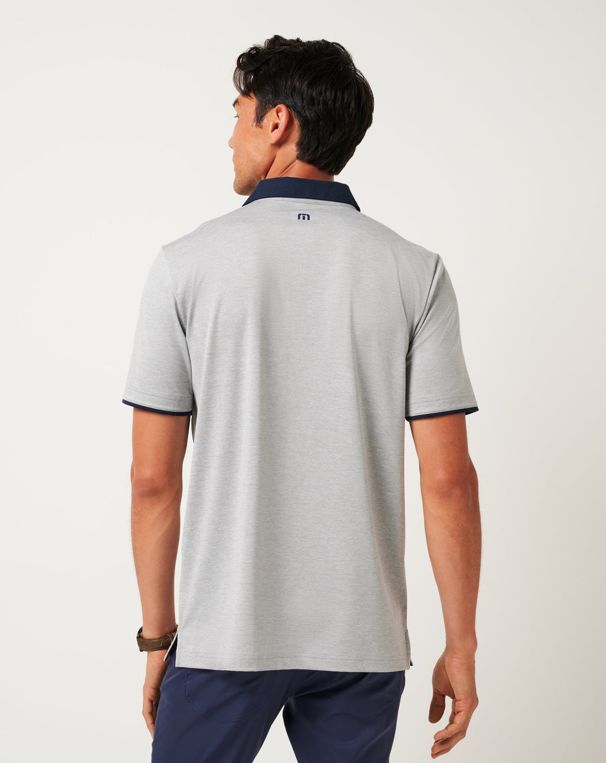 Call It Off Polo Heather Medium Grey | Travis Mathew