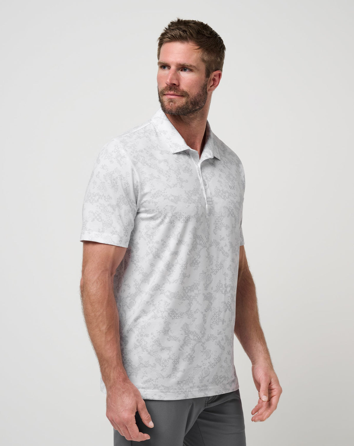 Featherweight Steep Wave Polo White | Travis Mathew