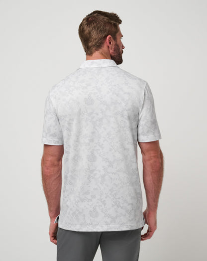 Featherweight Steep Wave Polo White | Travis Mathew