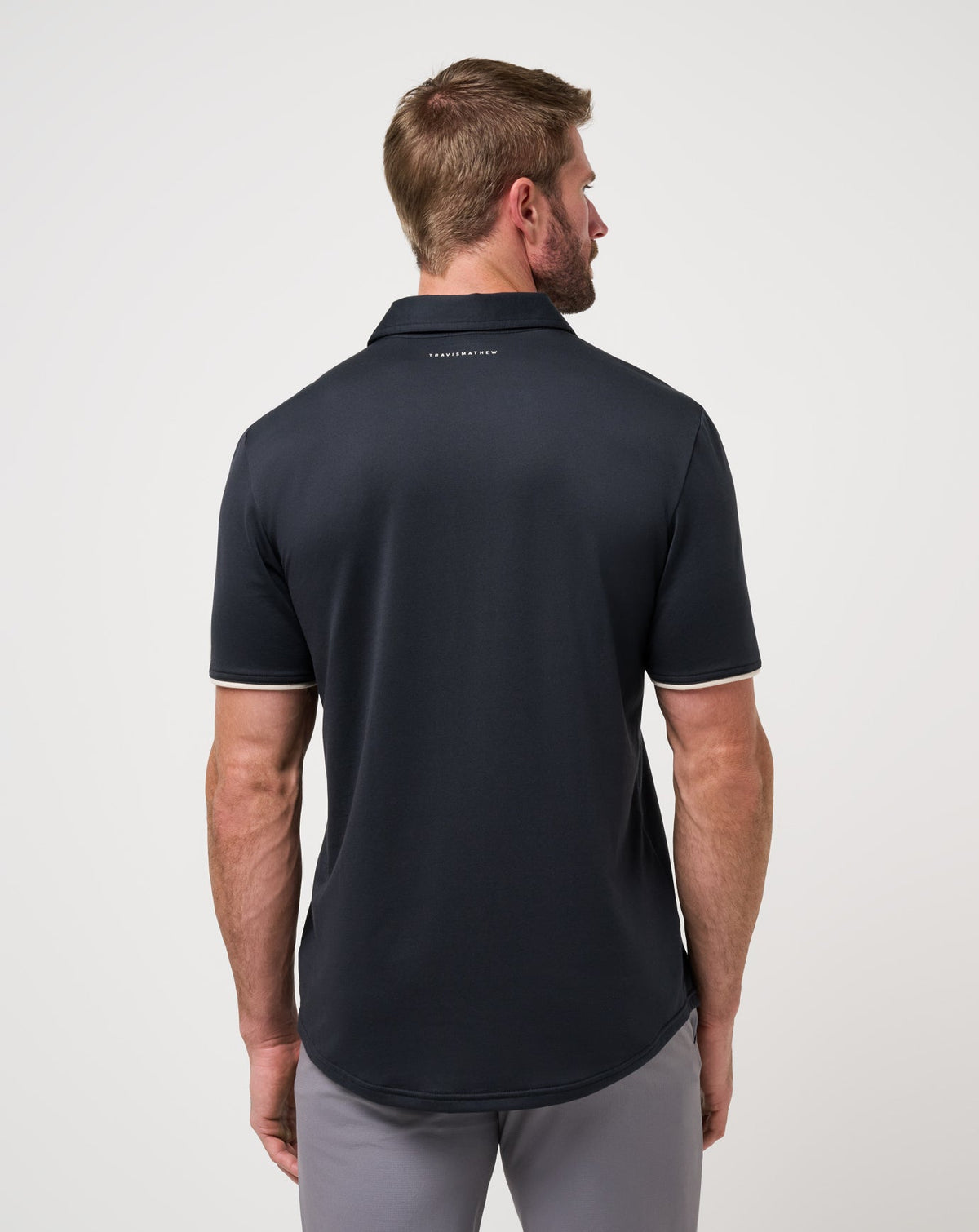 Featherweight On The Grind Polo Black | Travis Mathew
