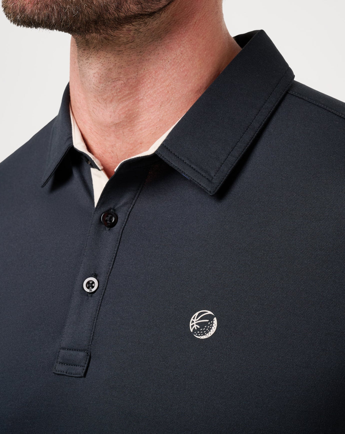 Featherweight On The Grind Polo Black | Travis Mathew
