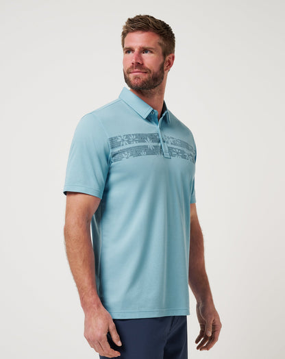 Infamy Polo Air Blue | Travis Mathew