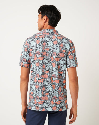 Featherweight Sands Polo Heather Medium Grey | Travis Mathew