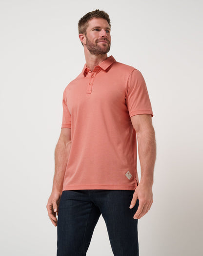 On Our Way Polo Terra Cotta | Travis Mathew