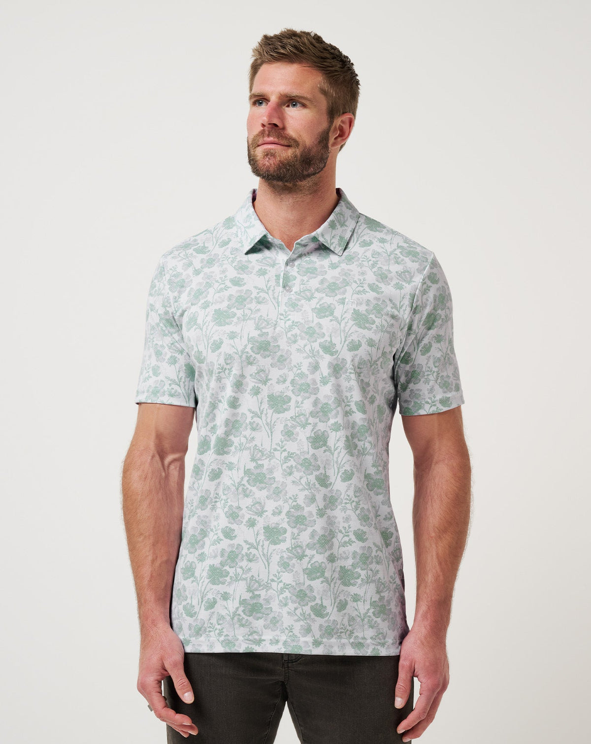 Been Abroad Polo White | Travis Mathew