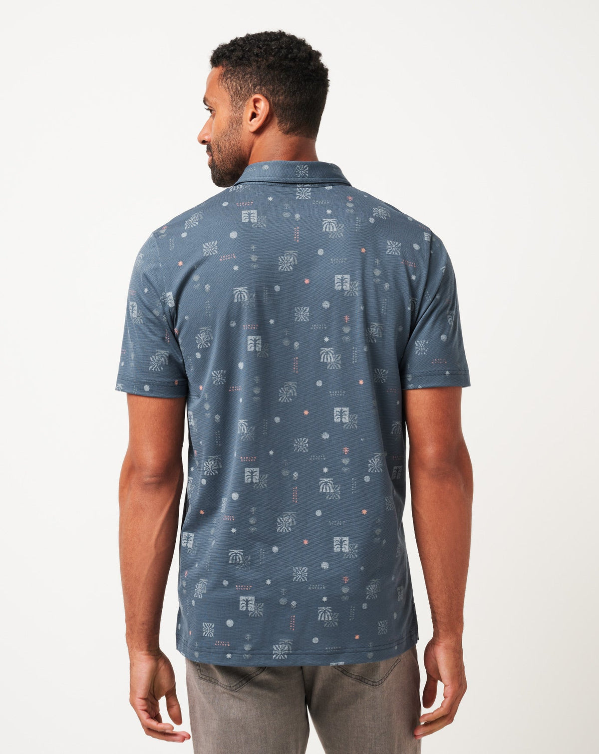 Quick Trip Polo Mood Indigo/Vintage Indigo | Travis Mathew