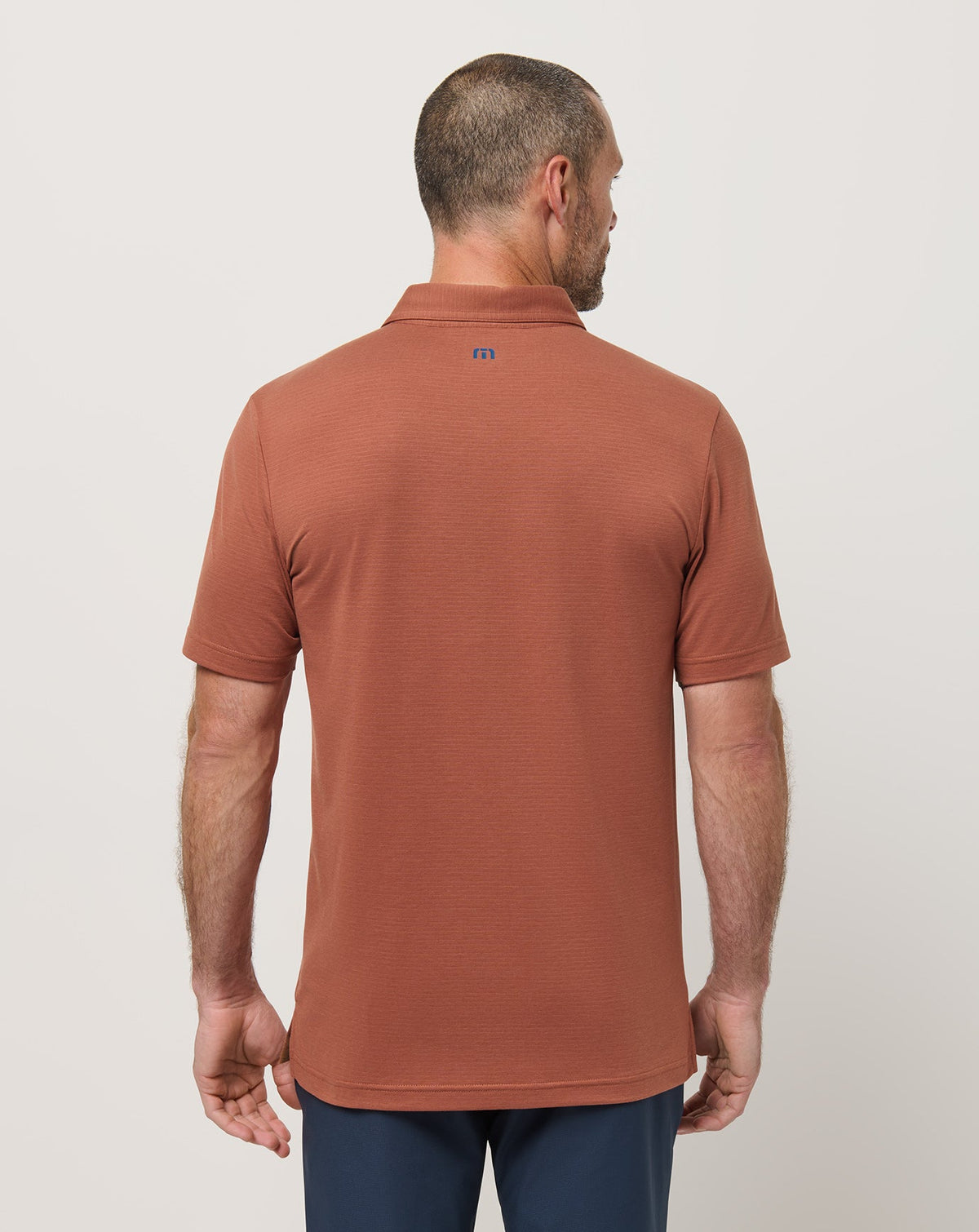 The Heater Chest Stripe Polo Maple | Travis Mathew