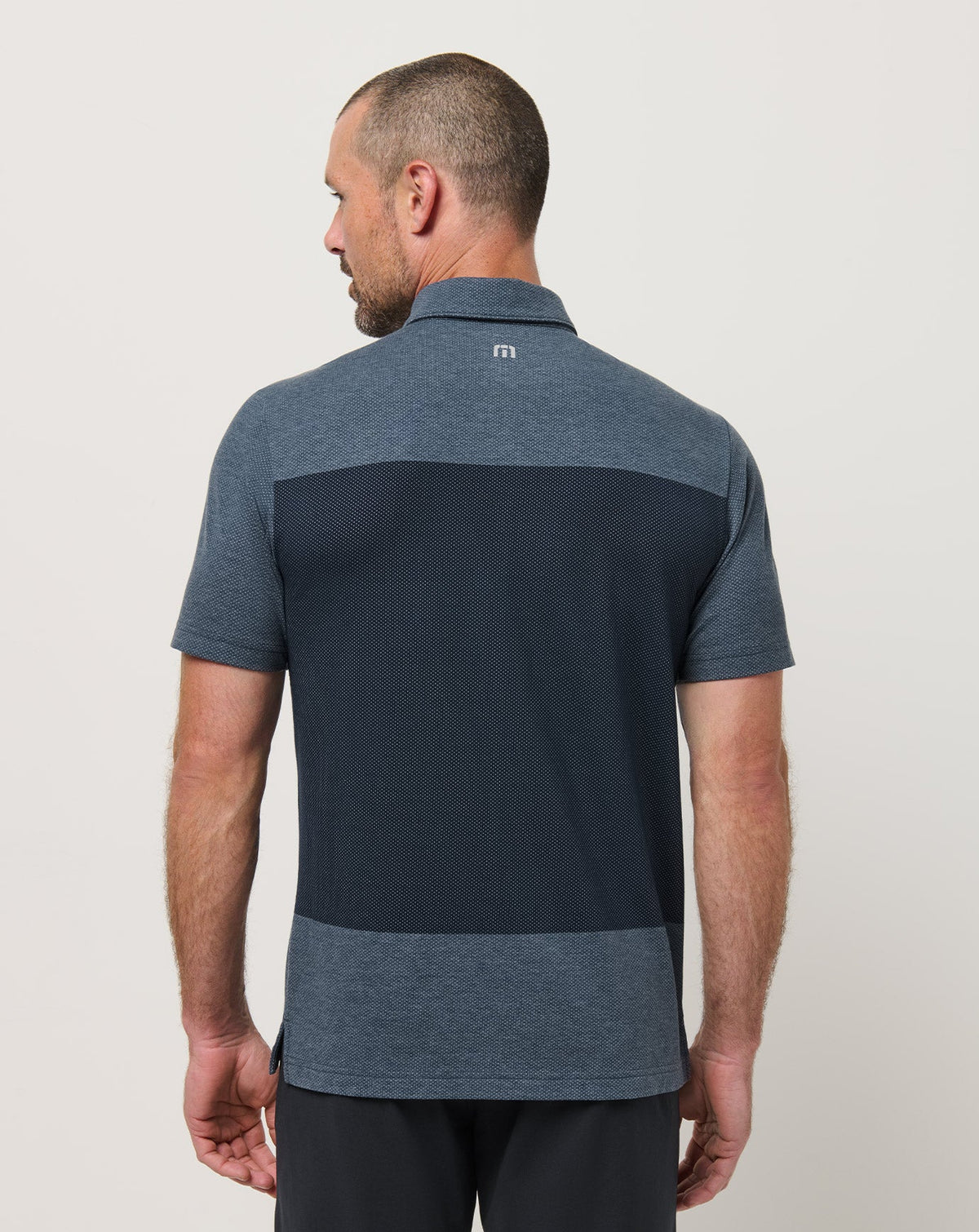 Rudder Runner Polo Heather Total Eclipse | Travis Mathew