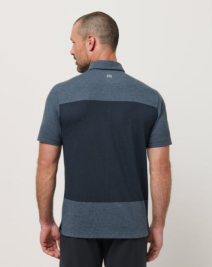 Rudder Runner Polo Heather Total Eclipse | Travis Mathew