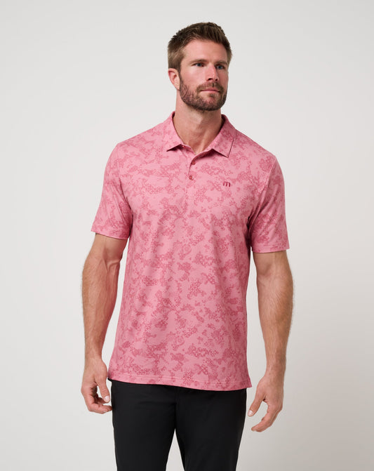 Featherweight Steep Wave Polo Dusty Rose | Travis Mathew