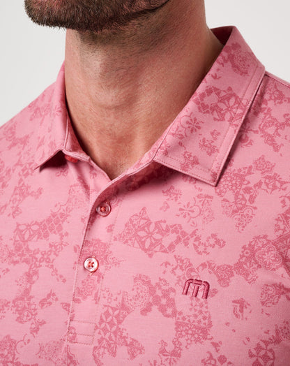 Featherweight Steep Wave Polo Dusty Rose | Travis Mathew