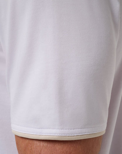 Featherweight On The Grind Polo White | Travis Mathew