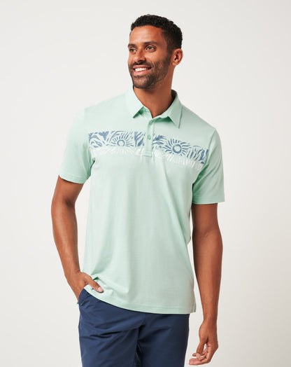Salt Rock Polo Eggshell Blue | Travis Mathew