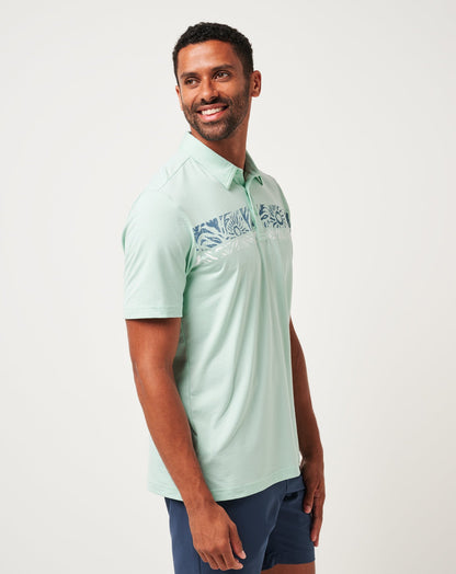 Salt Rock Polo Eggshell Blue | Travis Mathew