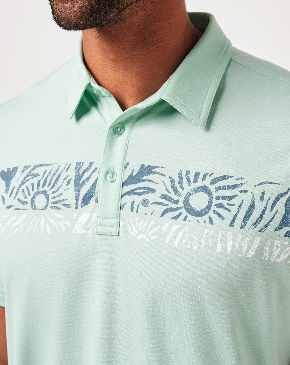 Salt Rock Polo Eggshell Blue | Travis Mathew