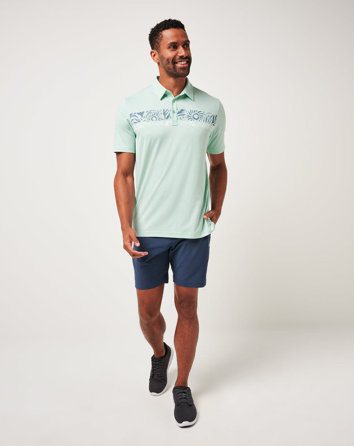 Salt Rock Polo Eggshell Blue | Travis Mathew