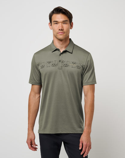Overnight Stay Polo Dark Olive | Travis Mathew
