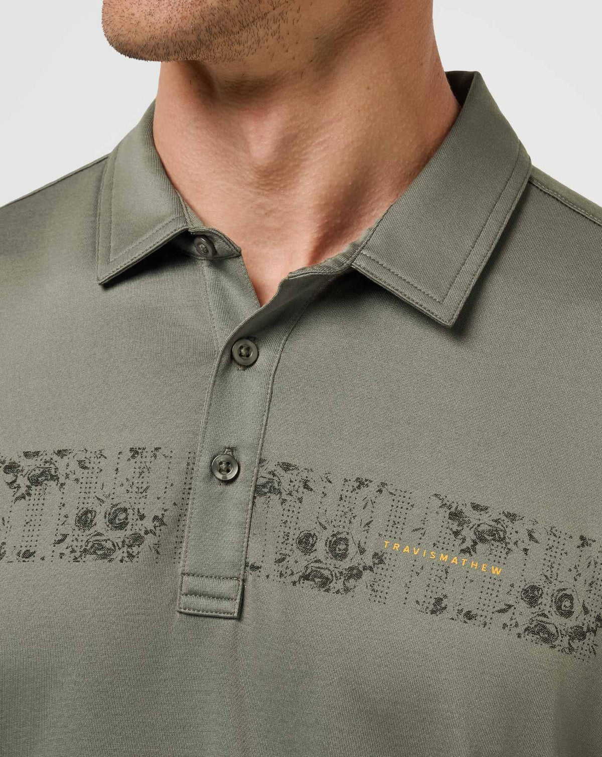Overnight Stay Polo Dark Olive | Travis Mathew