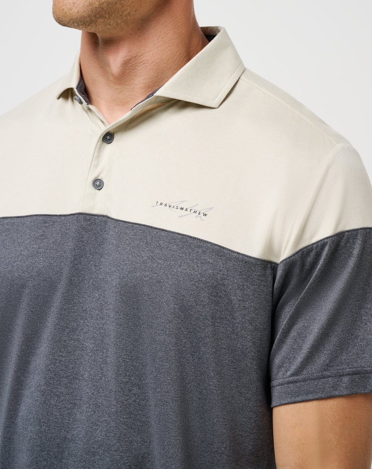 Sunset Swing Polo Italian Sand | Travis Mathew